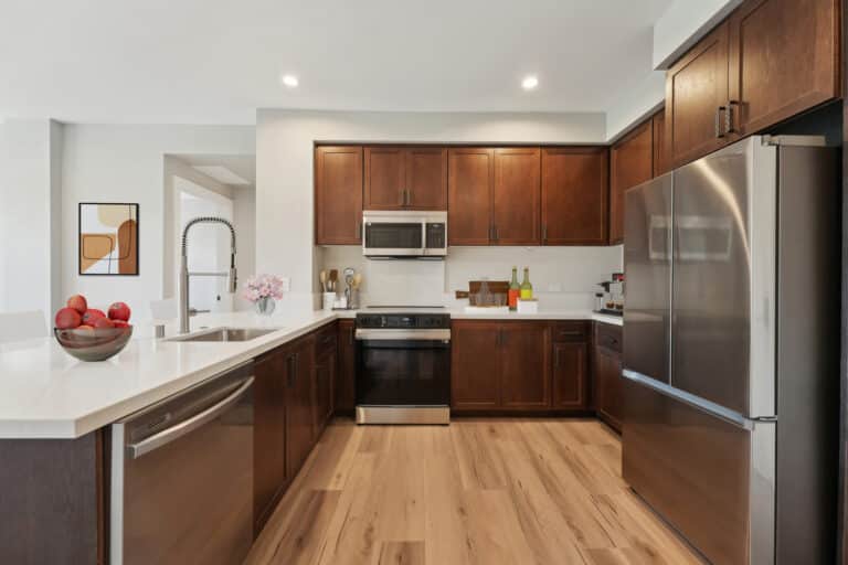 Interior view of unit 1203 at Villa Rotonda