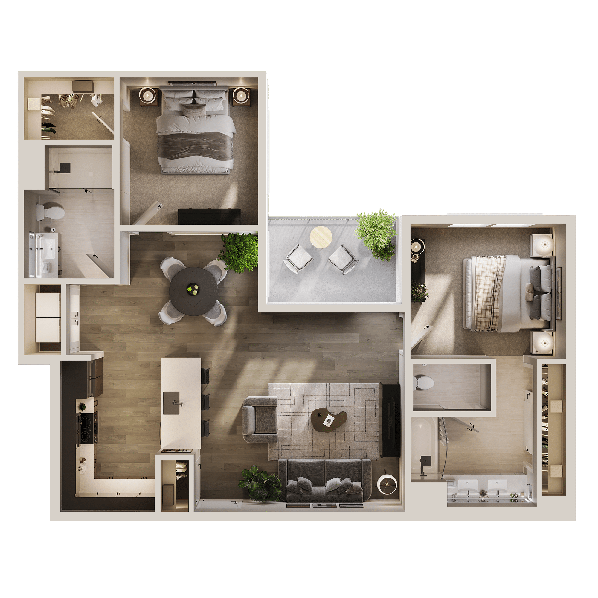 2B Floor Plan