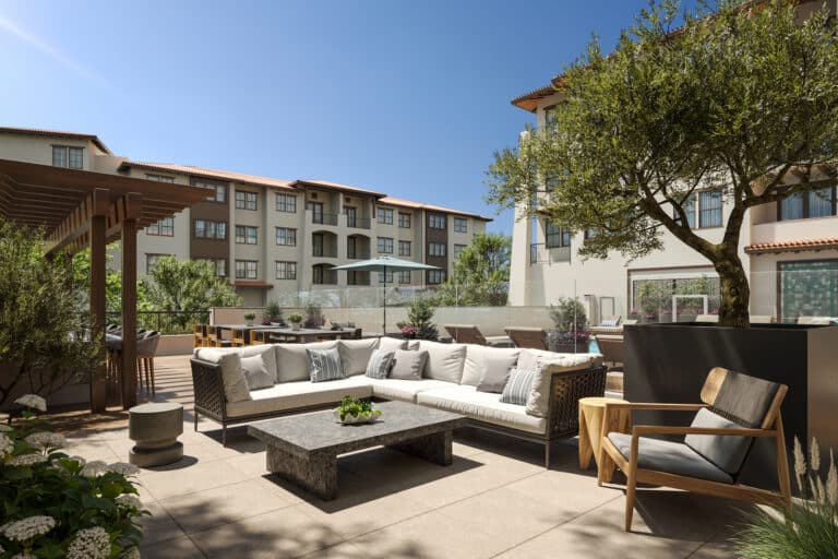 Villa Rotonda Santa Rosa Apartments Exterior Seating Area