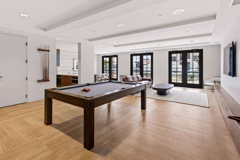 Villa Rotonda Apartments in Santa Rosa game room.