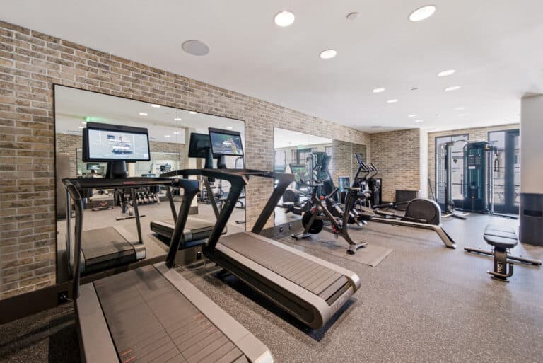 Villa Rotonda Apartments in Santa Rosa 24/7 gym.